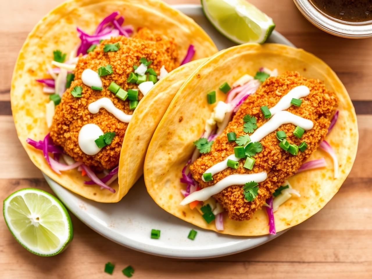 Air Fryer Crispy Fish Tacos