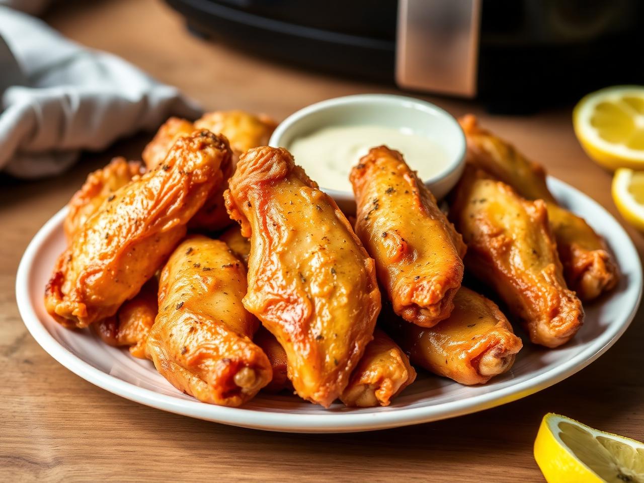 Air Fryer Lemon Pepper Wings