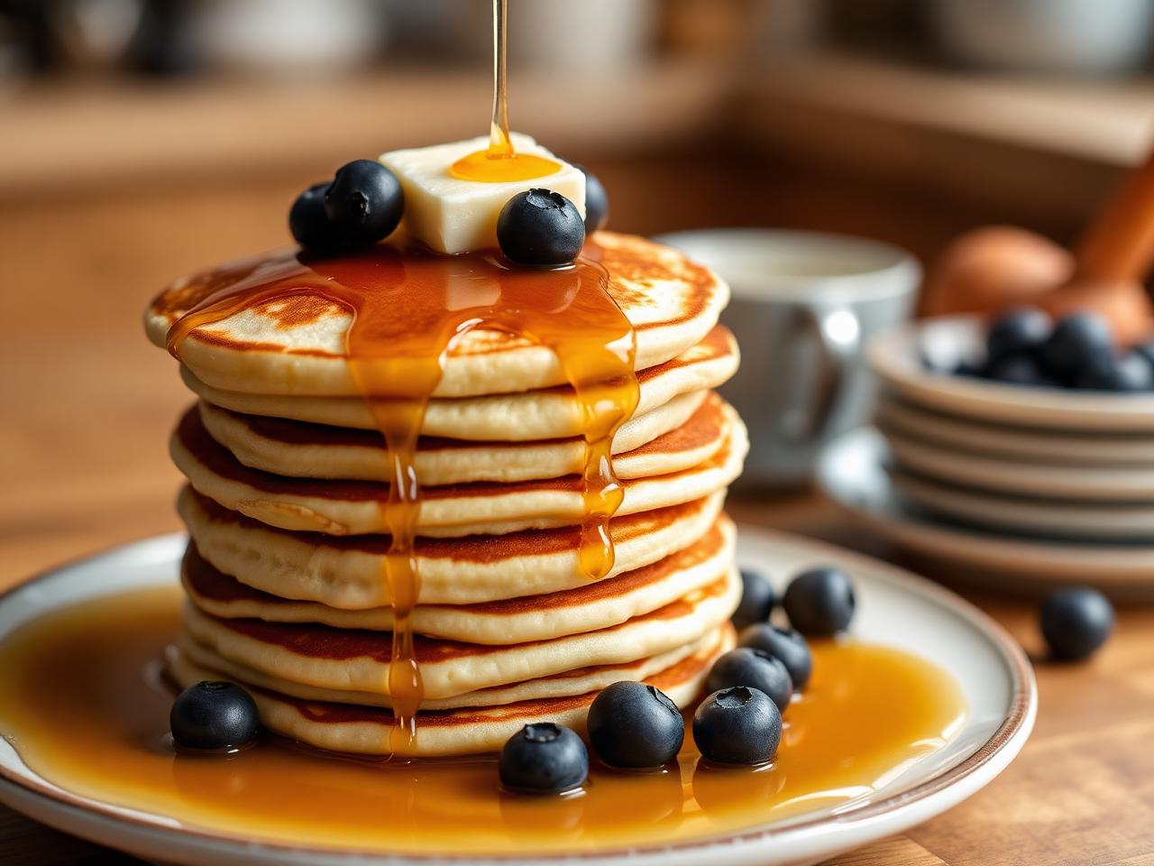Fluffy Pancakes from Scratch