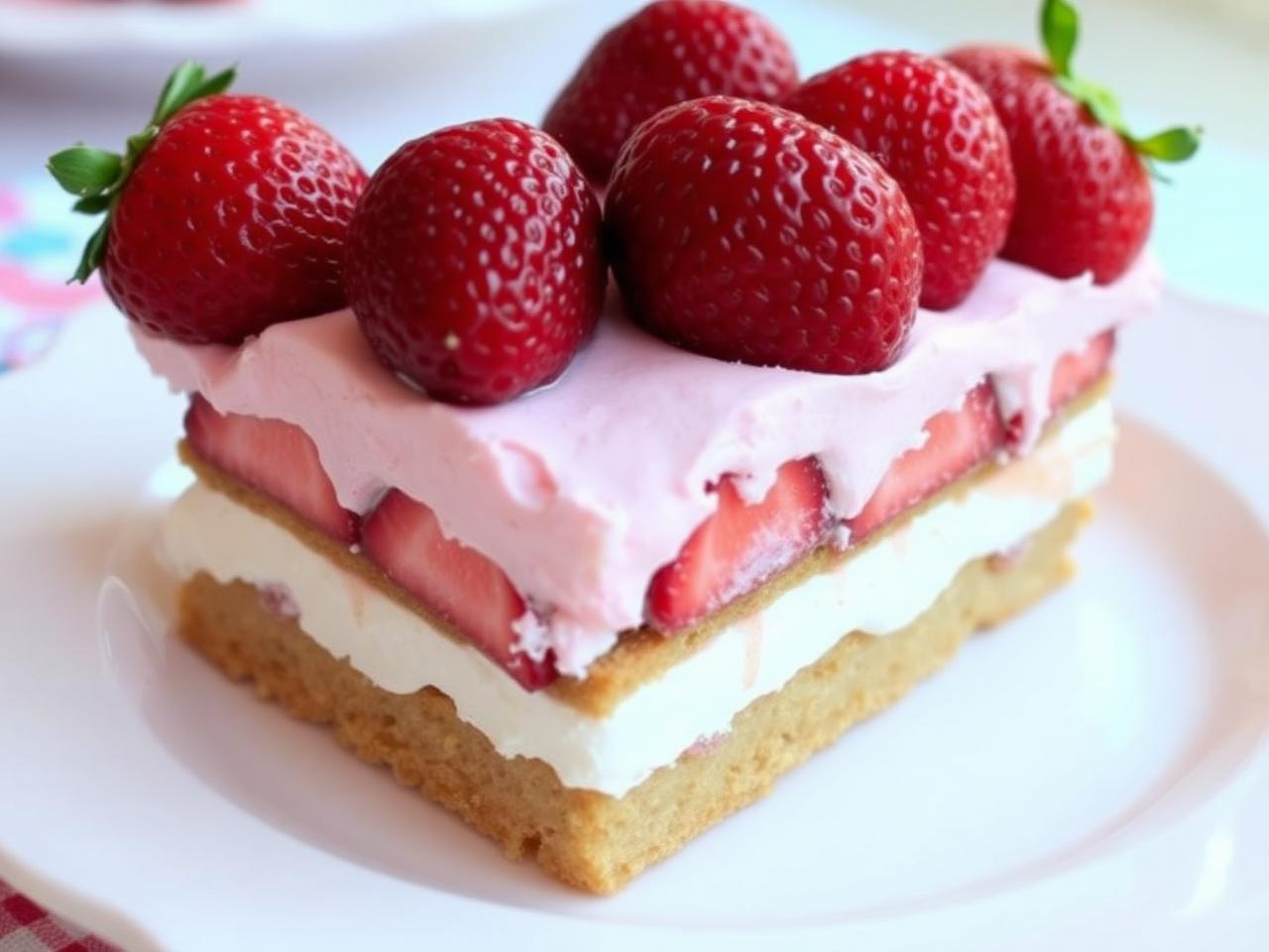 No-Bake Strawberry Icebox Cake